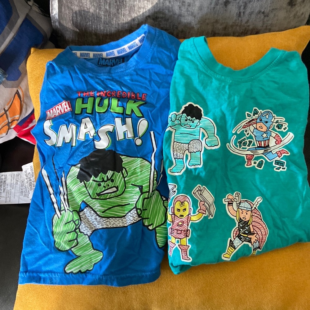Toddler super hero shirts